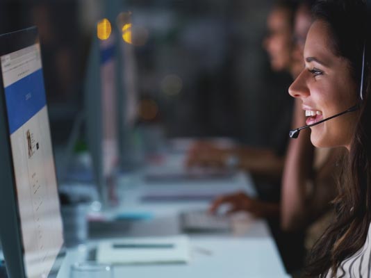 Telephone banking banner